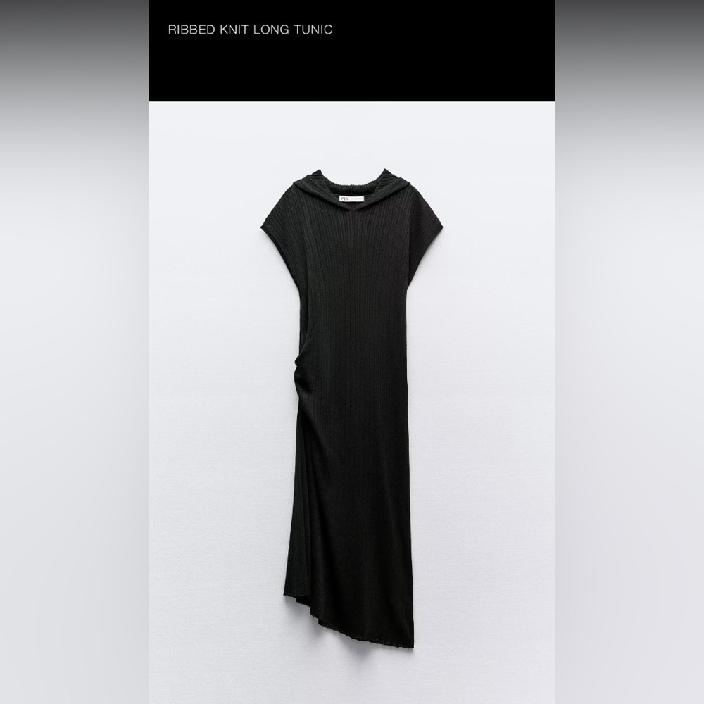 NWT: ZARA Ribbed Knit Long tunic